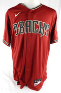 2020-23 Arizona Diamondbacks Blank Game Issued Red Jersey Nike 46 968