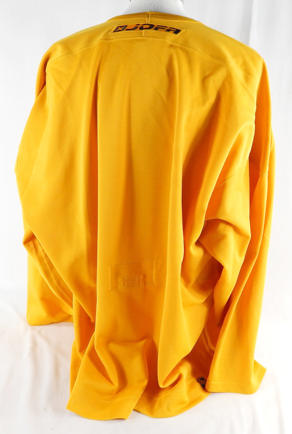 1990s Carolina Hurricanes #48 Game Used Yellow Practice Jersey 58 868 Pic2