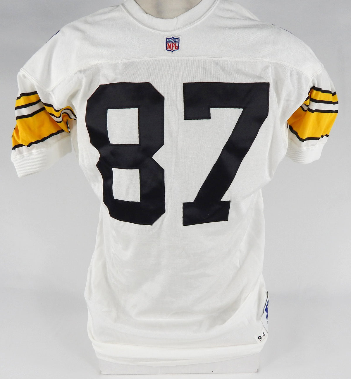 1994 Pittsburgh Steelers Craig Keith #87 Game Issued White Jersey 46 DP65658