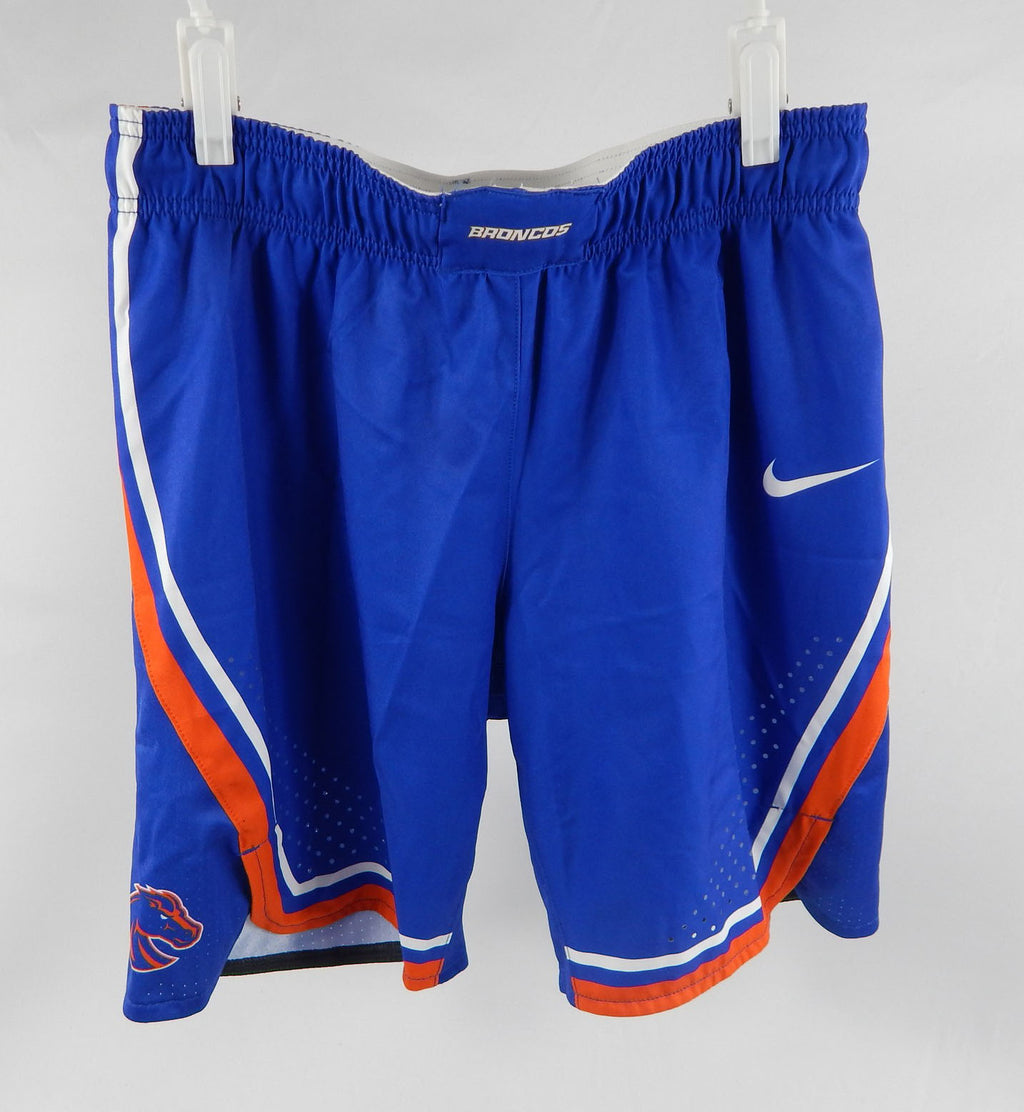 2019-20 Boise State Broncos #4 Game Used Blue Shorts Basketball M 434