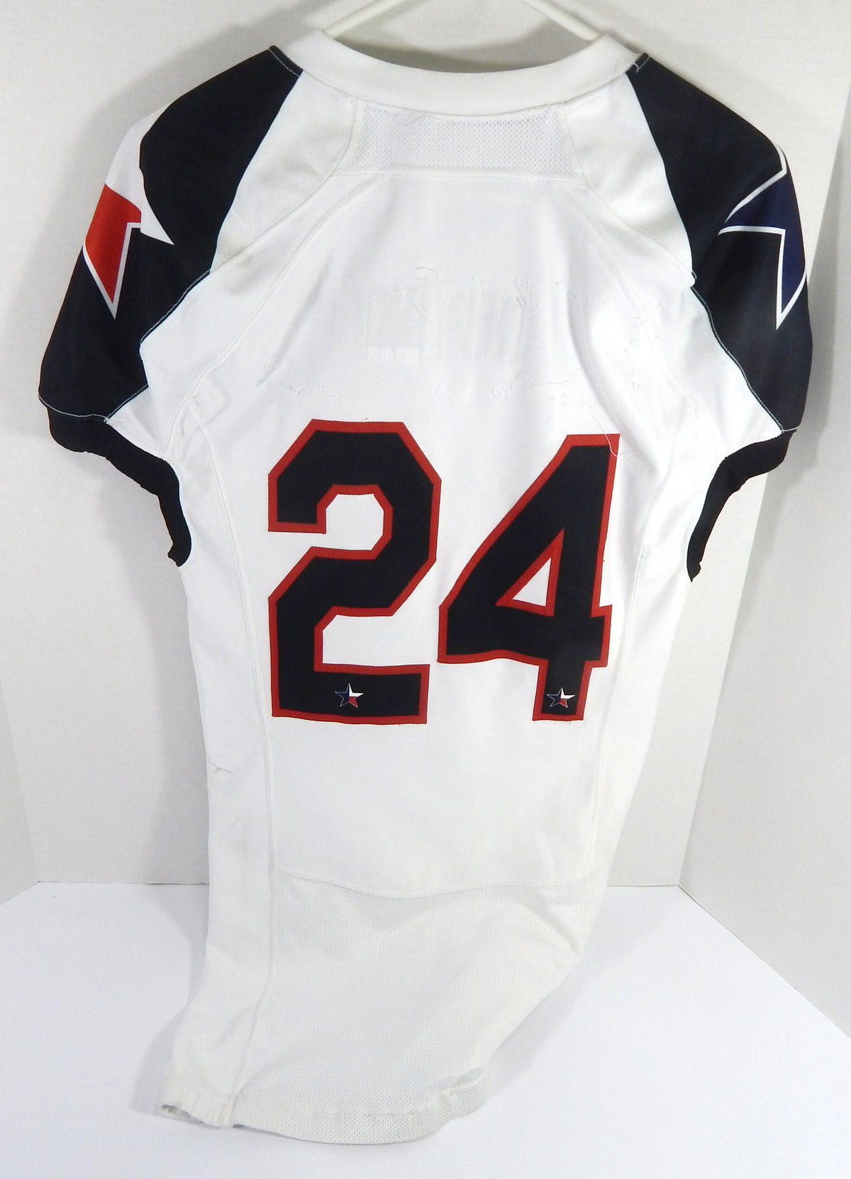 2013 Texas Tech Red Raiders #24 Game Used White Jersey Lone Star Pride NP R 44 0 Pic2