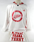 2017 Detroit Red Wings Blake Smith #15 Game Used Jersey McIsaac Vrana Terry NP