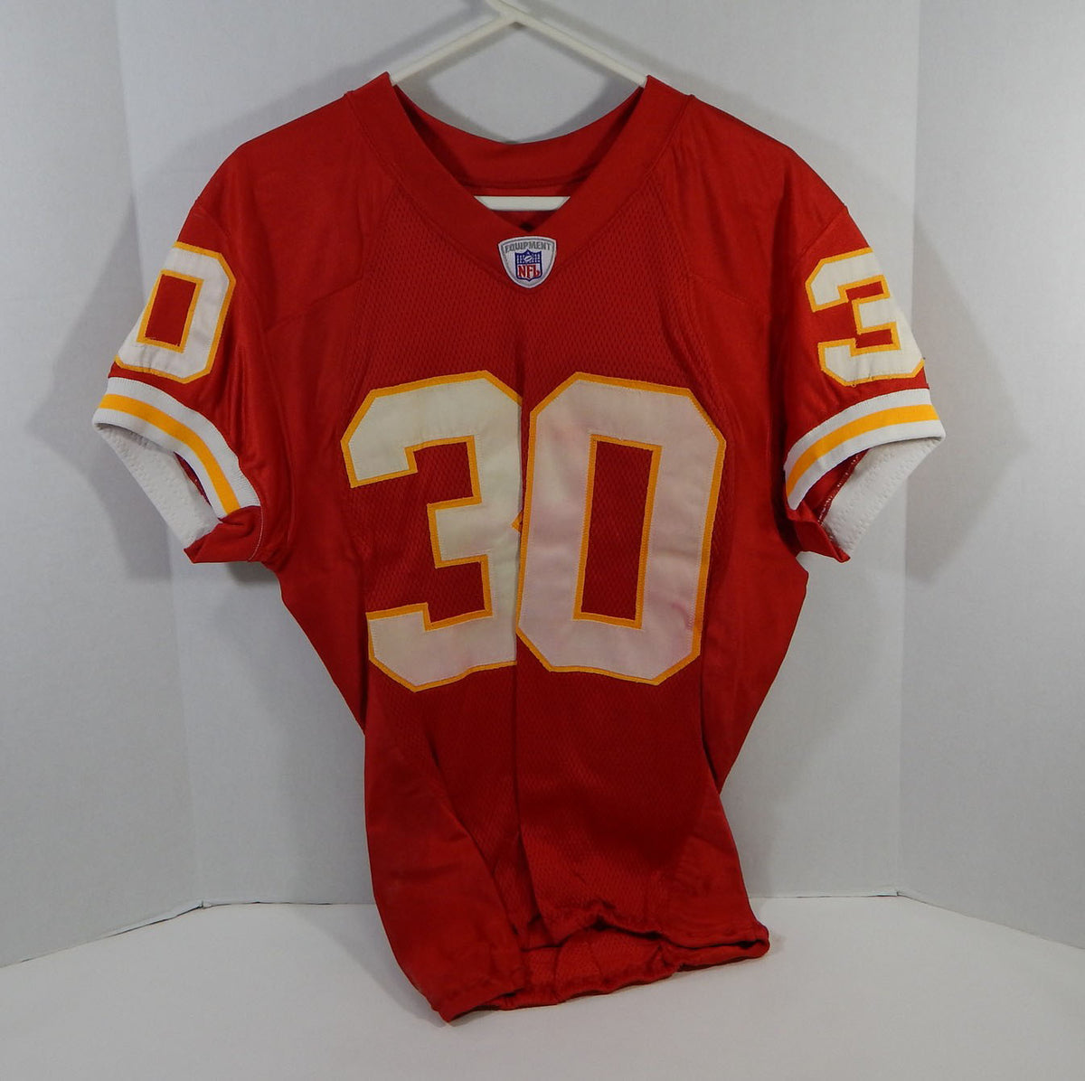 2003 Kansas City Chiefs Lyle West #30 Game Issued Red Jersey 46 DP15628 Pic2