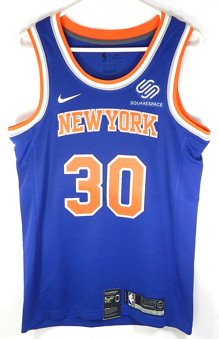 Julius Randle #30 NY Knicks Nike Connect Swingman Squarespace Jersey Blue 56 2XL