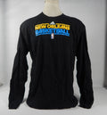 2011-12 New Orleans Hornets Team Issued Black Long Sleeve Training Shirt 2XLT 2S