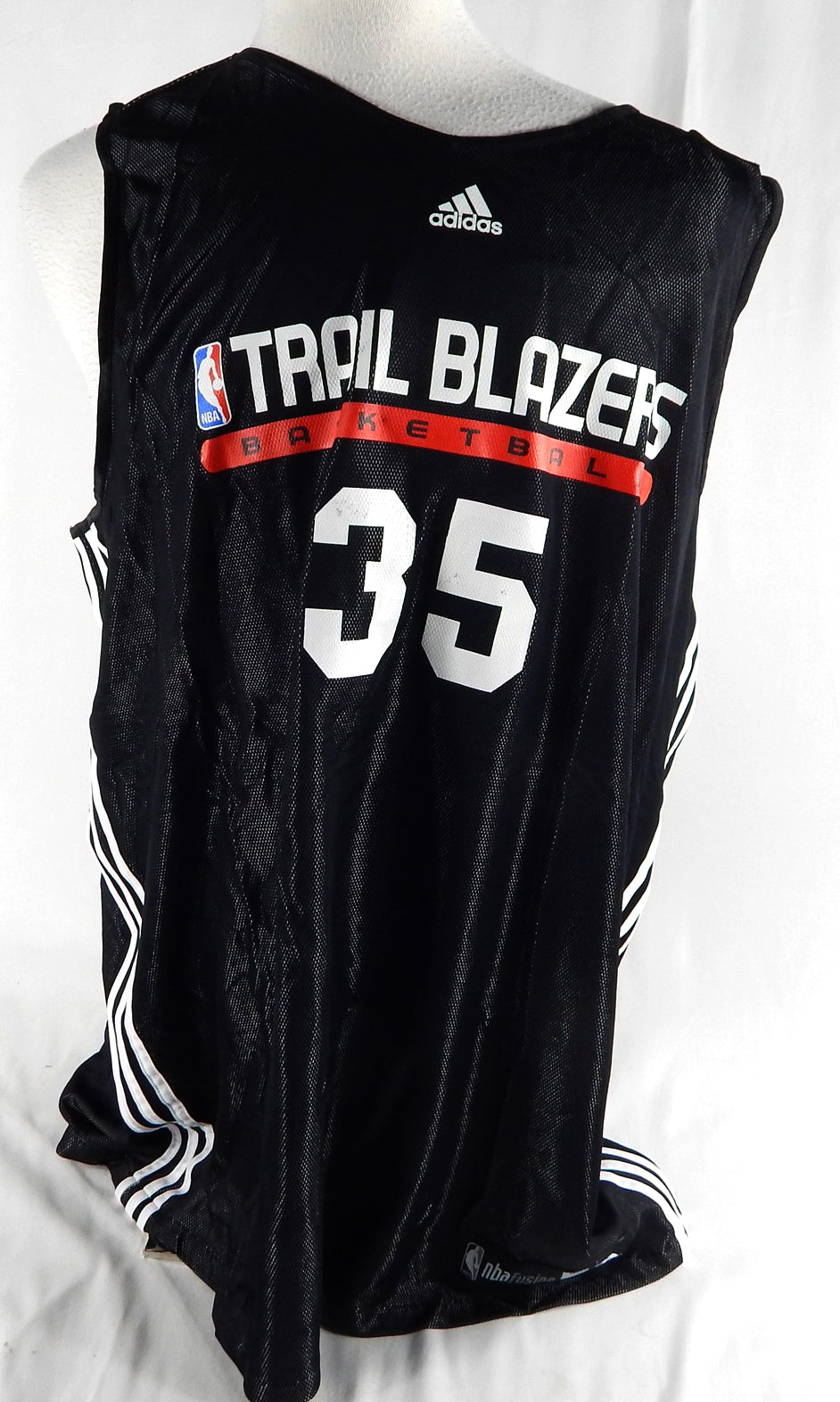 2007 Portland Trail Blazers Demetris Nichols #35 Game Issued Practice Jersey 352