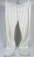 2005 Florida Marlins Alexander #65 Game Used White Pants 38 817