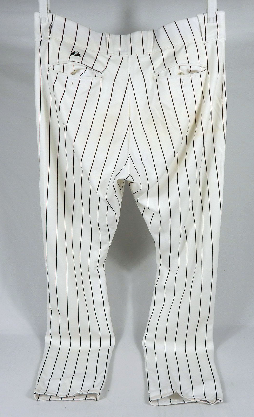 2005 Florida Marlins Alexander #65 Game Used White Pants 38 817 Pic2