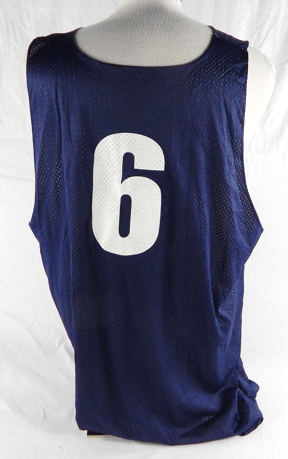 2000s Indiana Pacers #6 Game Issued Blue Practice Jersey 3X 251 Pic2