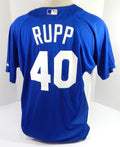 Kansas City Royals Brian Rupp #40 Game Used Blue Jersey Ext ST BP 48 DP39051