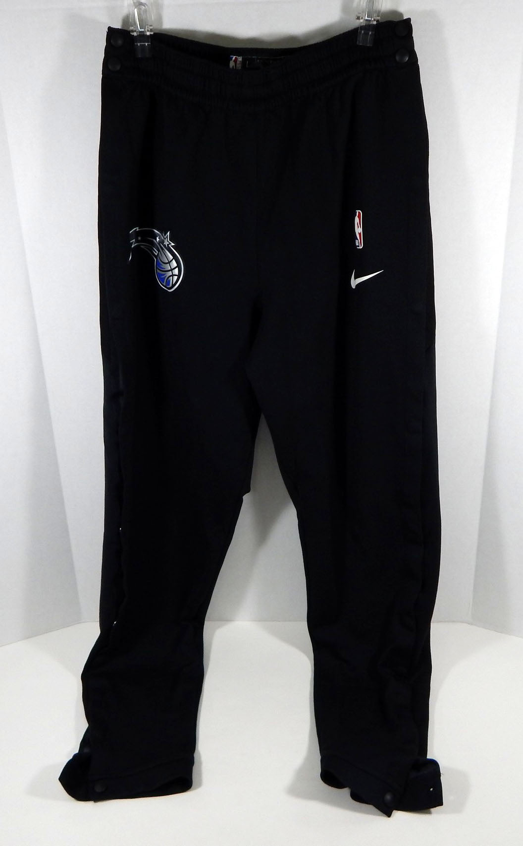 2018-19 Orlando Magic Isaiah Briscoe #13 Game Used Black Tear Away Pants L 733