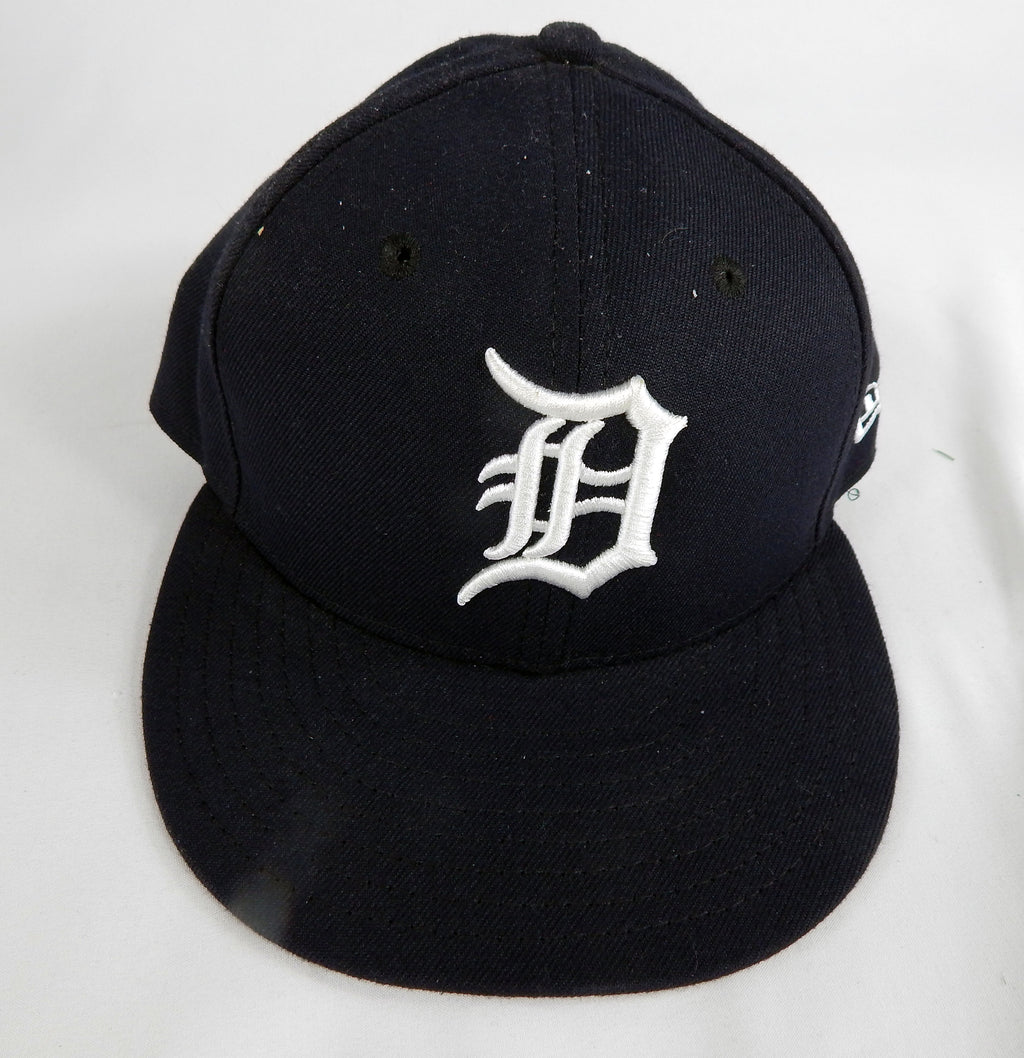 Detroit Tigers #12 Game Issued Pos Used Navy Hat 7 1/8 DP67078