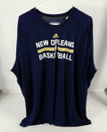 2015-16 New Orleans Pelicans Team Issued Navy Training Shirt 4XL DP73949