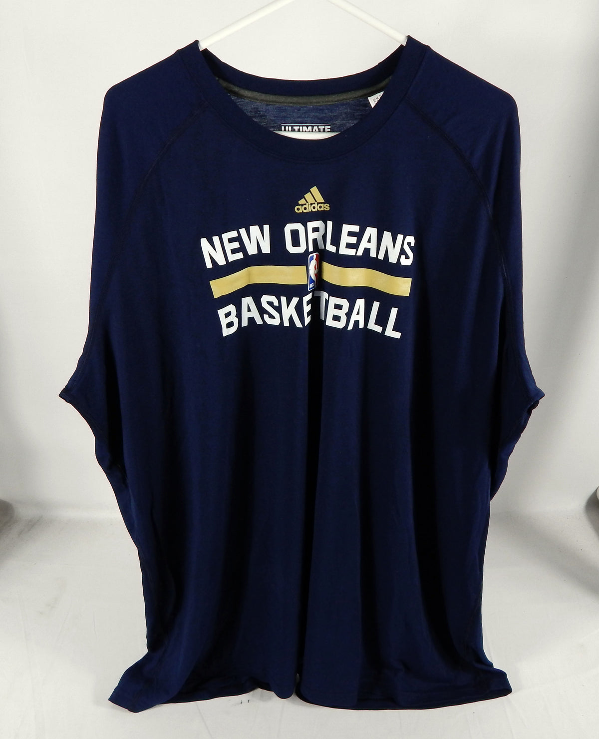 2015-16 New Orleans Pelicans Team Issued Navy Training Shirt 4XL DP73949