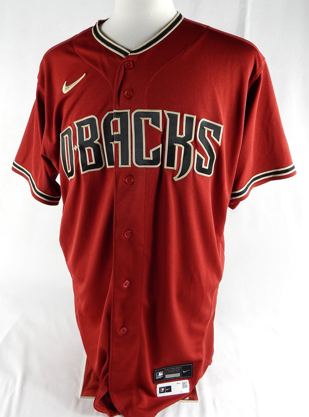 2020-23 Arizona Diamondbacks Blank Game Issued Red Jersey Nike 46 981