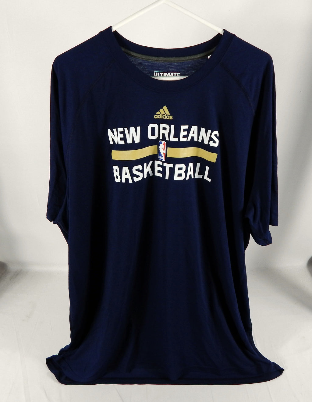 2015-16 New Orleans Pelicans Team Issued Navy Training Shirt 4XL DP73950