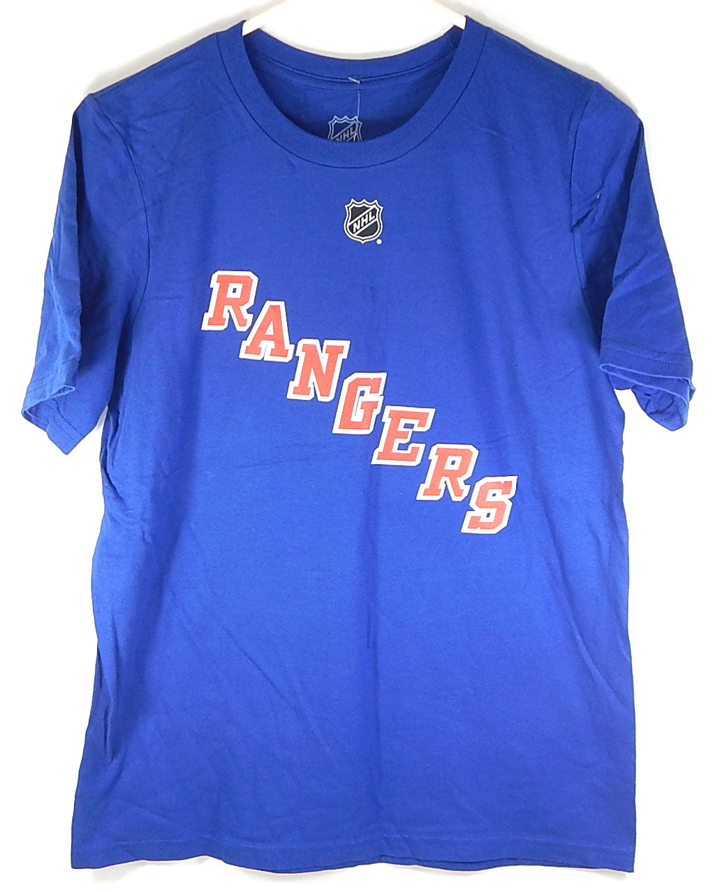 Artemi Panarin #10 New York Rangers NHL NHLPA T-Shirt Tee Shirt Blue Youth XL
