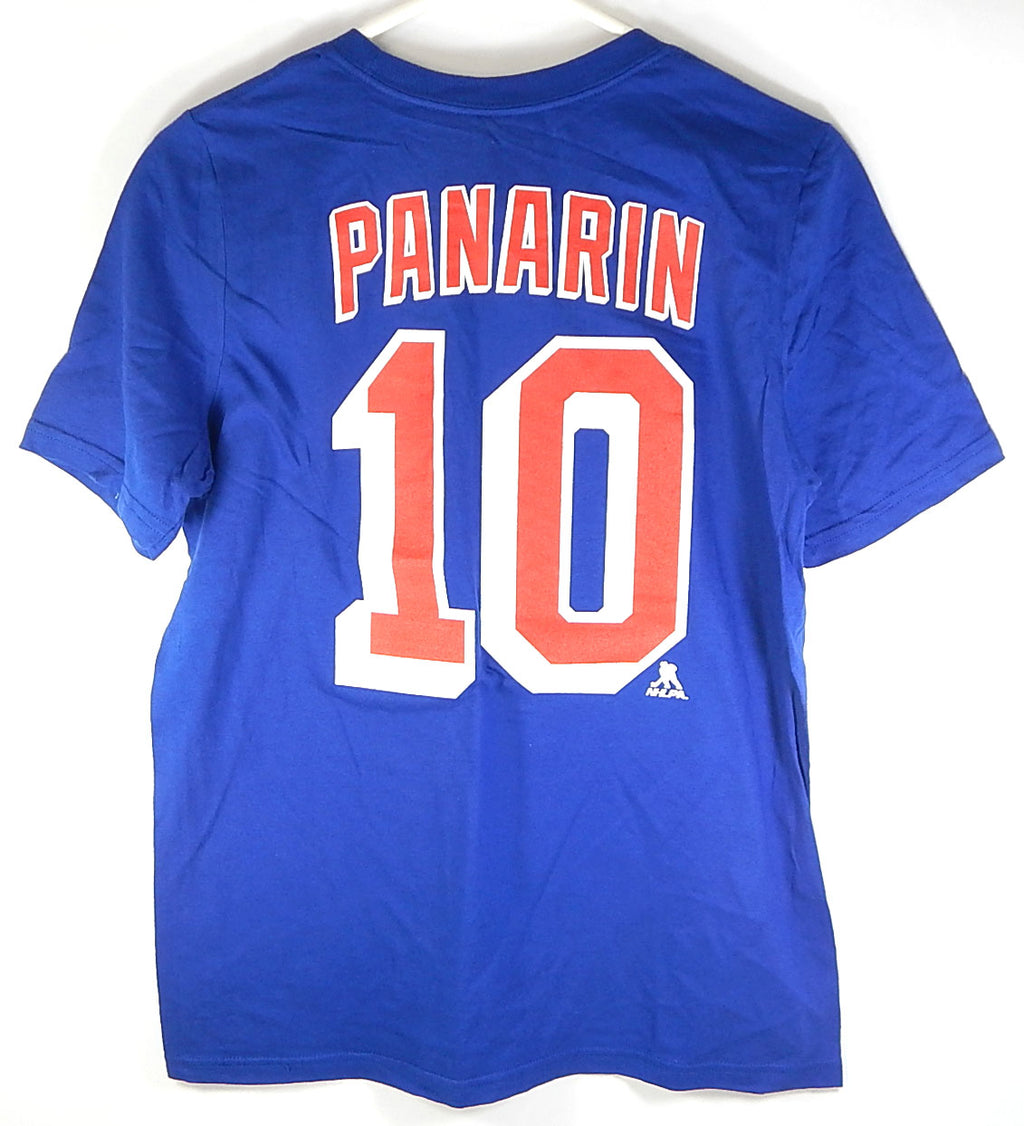 Artemi Panarin #10 New York Rangers NHL NHLPA T-Shirt Tee Shirt Blue Youth XL Pic2