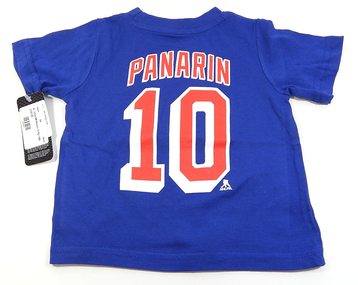 Artemi Panarin #10 New York Rangers NHL NHLPA T-Shirt Tee Shirt Blue 24 Months Pic2