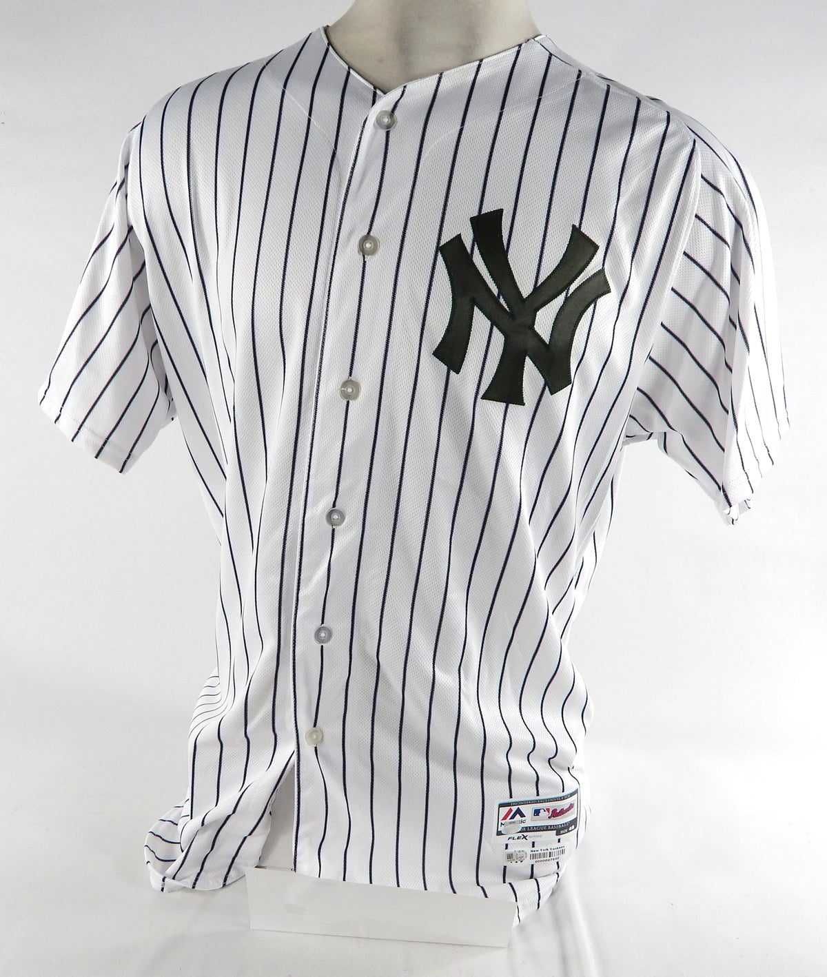 2017 New York Yankees Bryan Mitchell #55 Game Used White Jersey Memorial Day 4