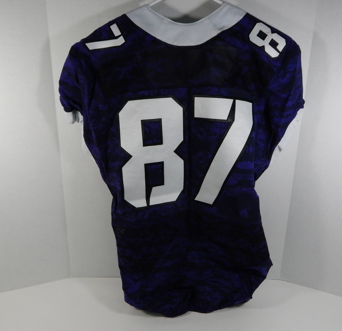 2015-18 Texas Christian TCU Horn Frogs #87 Game Issued Purple Frogskin Jersey 79 Pic2