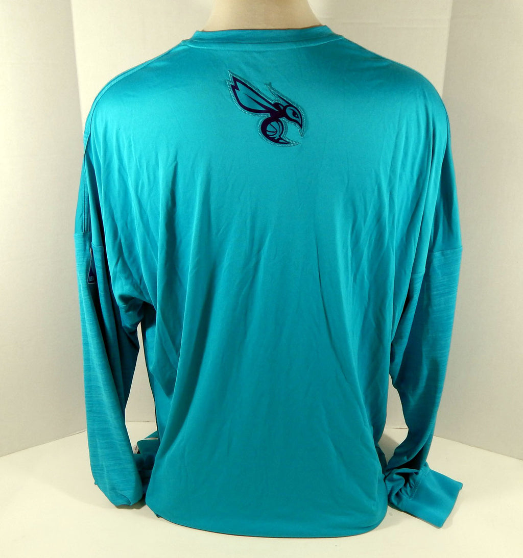2015-16 Charlotte Hornets # Game Issued Teal Shooting Shirt 3XL2 DP08750 Pic2