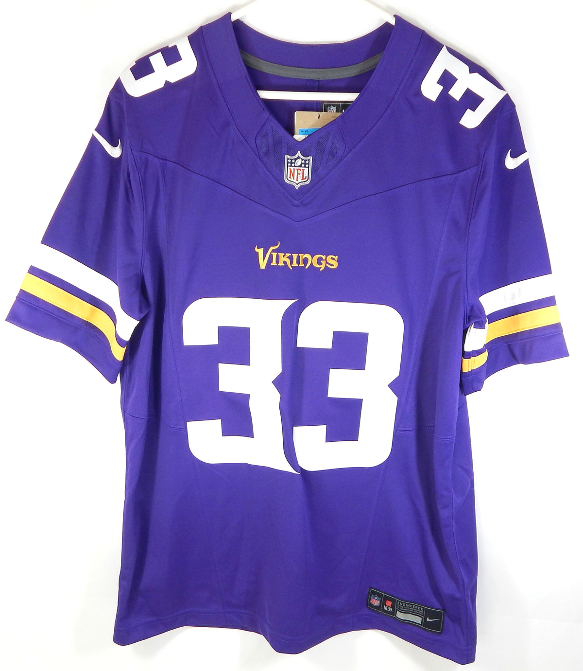 Aaron Jones #33 Minnesota Vikings Nike Engineered NFL Jersey Purple New S