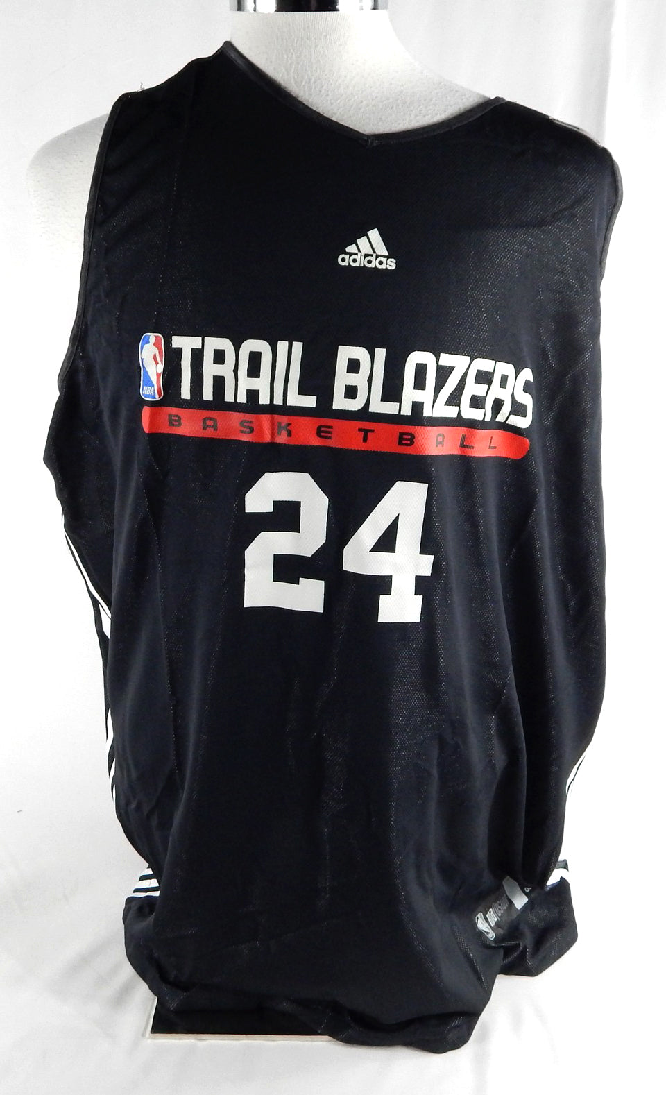 2000s Portland Trail Blazers #24 Game Issued Black Practice Jersey 361