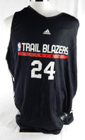 2000s Portland Trail Blazers #24 Game Issued Black Practice Jersey 361