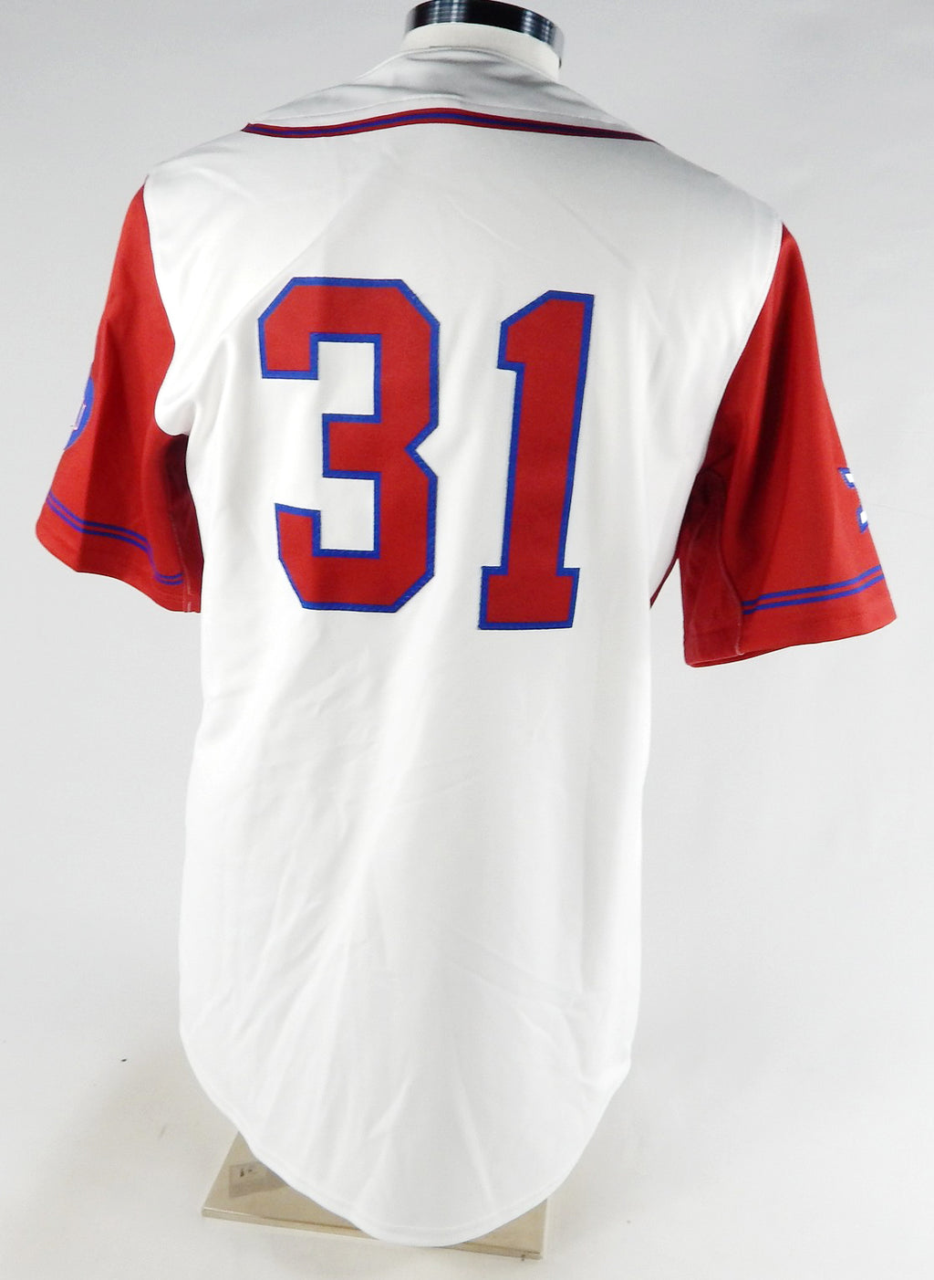 2022 Kansas Jayhawks #31 Game Used White Jersey Buck O'Neil Patch Baseball 42 7 Pic2