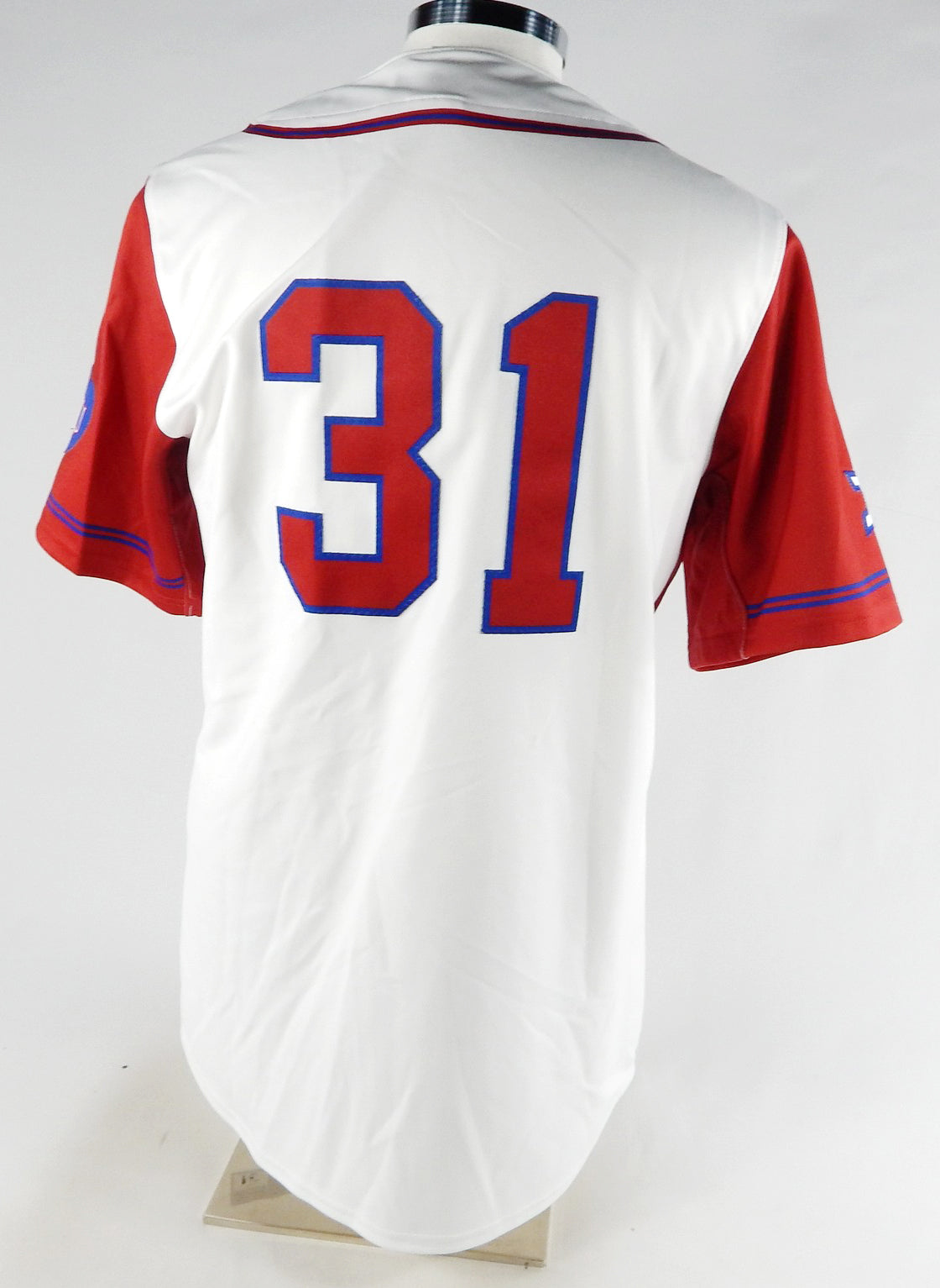 2022 Kansas Jayhawks #31 Game Used White Jersey Buck O'Neil Patch Baseball 42 7 Pic2