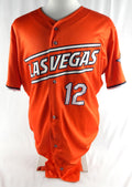 2024 Las Vegas Aviators Abraham Toro #12 Game Used Orange Jersey 44 346