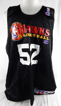 1990s Atlanta Hawks #52 Game Issued Black Practice Jersey XXXL 362