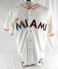 2012-18 Miami Marlins #20 Game Used White Jersey 46 753