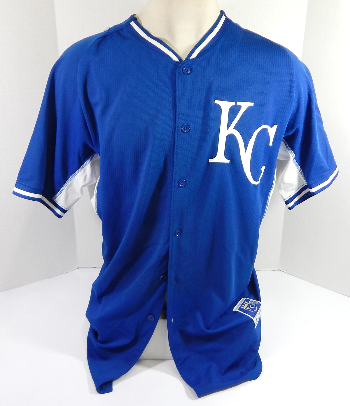 Kansas City Royals Jim Brower #38 Game Used Blue Jersey ST BP 48 DP39060 Pic2