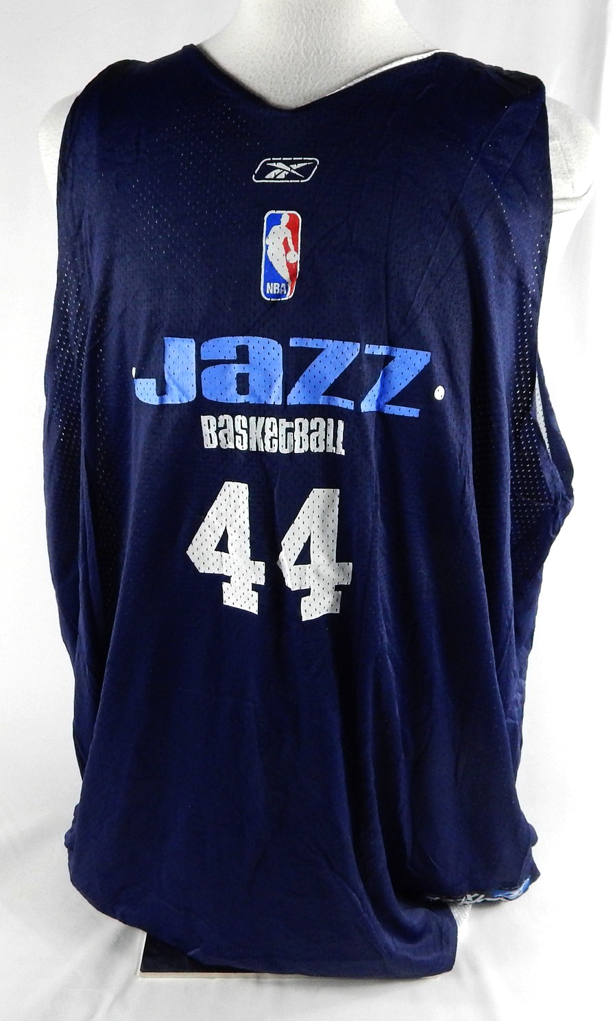 2000s Utah Jazz #44 Game Issued Navy Practice Jersey 3XL 364