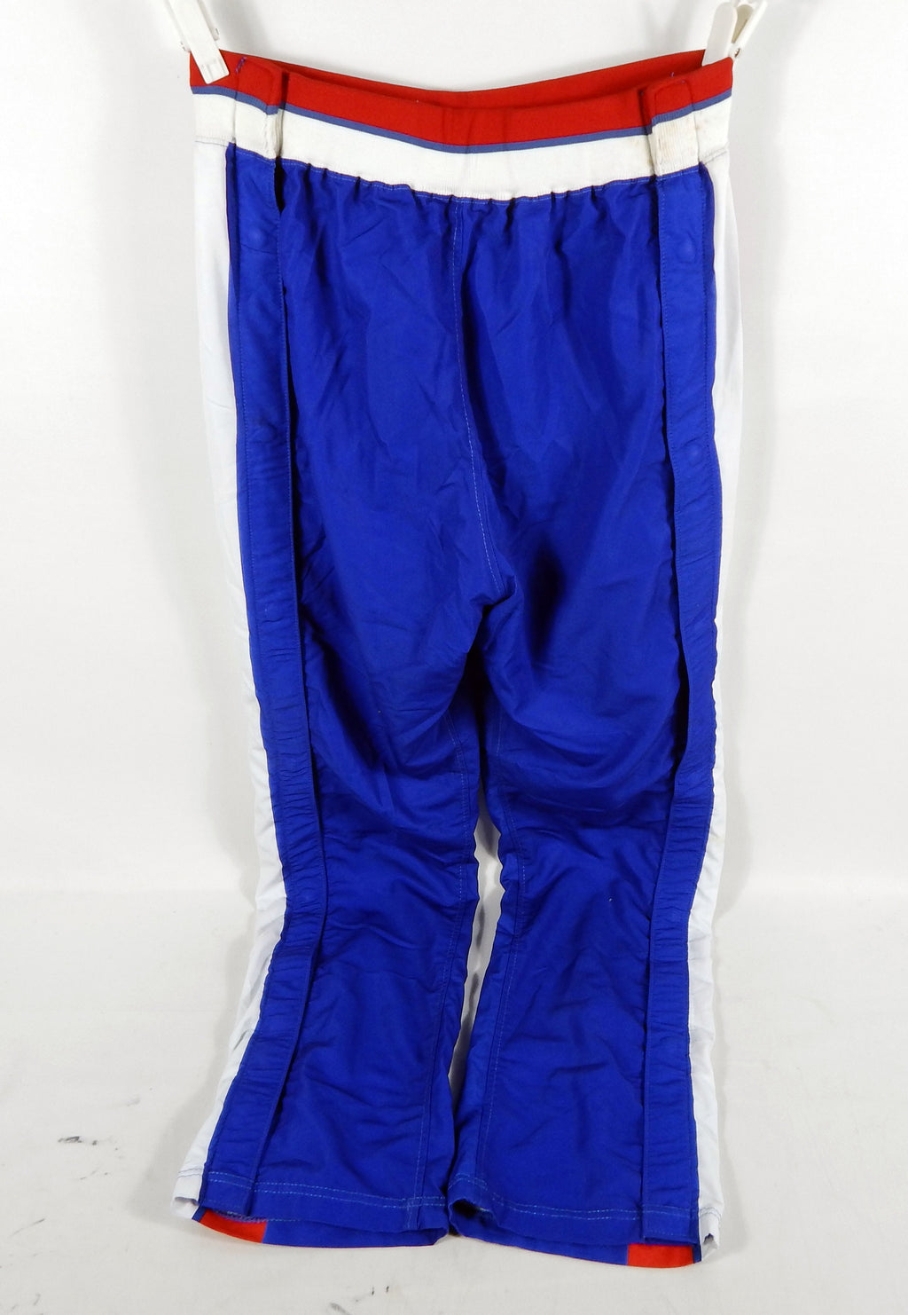 1990s Detroit Pistons #20 8 Game Used Navy Warm Up Pants 34 817 Pic2