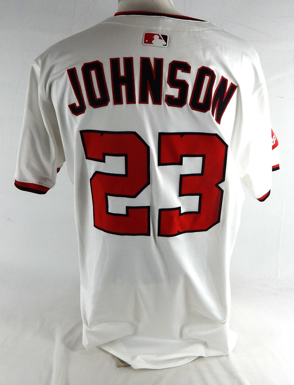 2025 Washington Nationals Chris Johnson #23 Game Issued White Jersey 46 064 Pic2