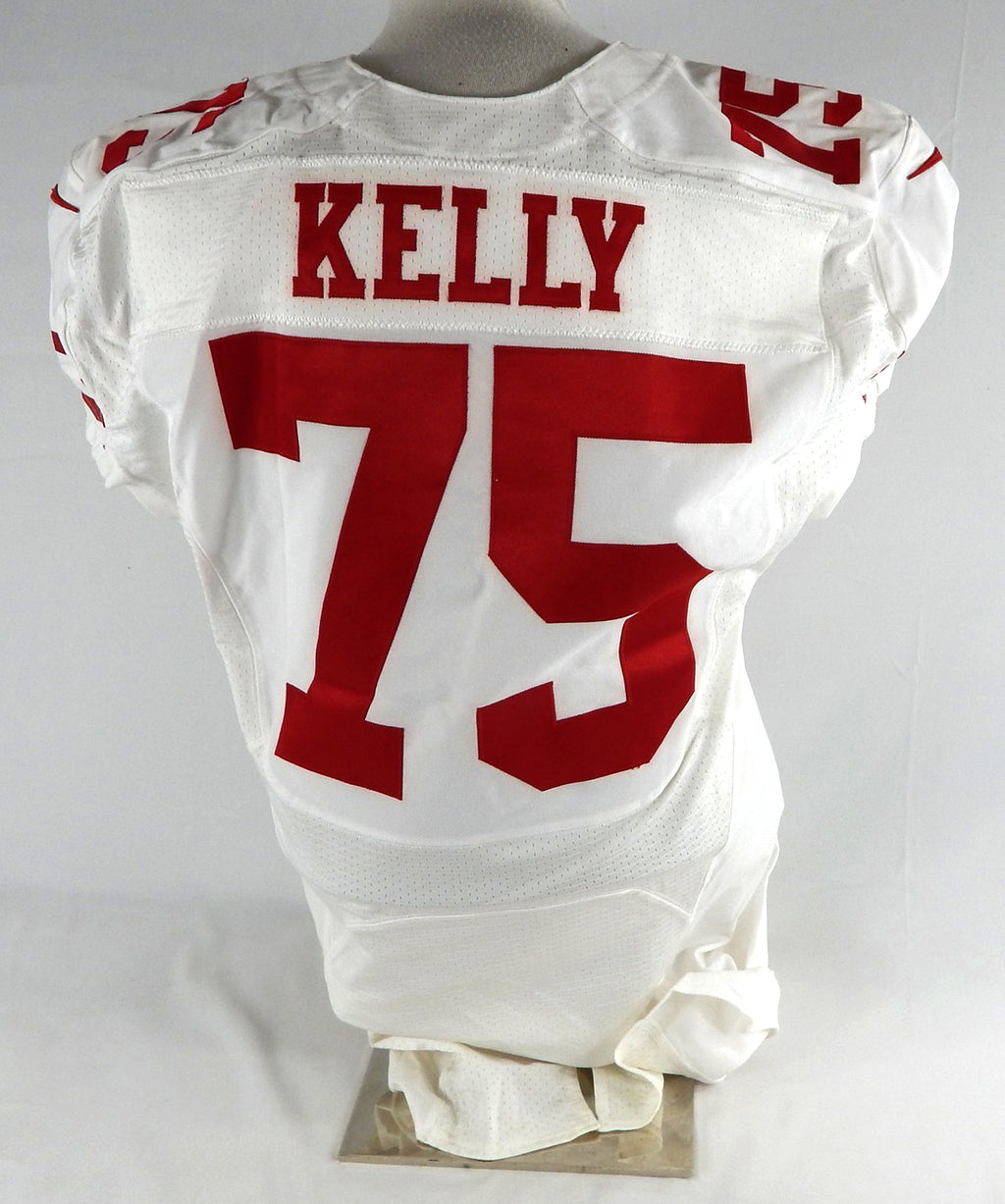 2016 San Francisco 49ers Kelly #75 Game Issued White Jersey 48 166 Pic2