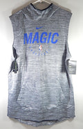 Orlando Magic Nike Dri-Fit Team Issued Sleeveless Hoodie Heather Large Tall