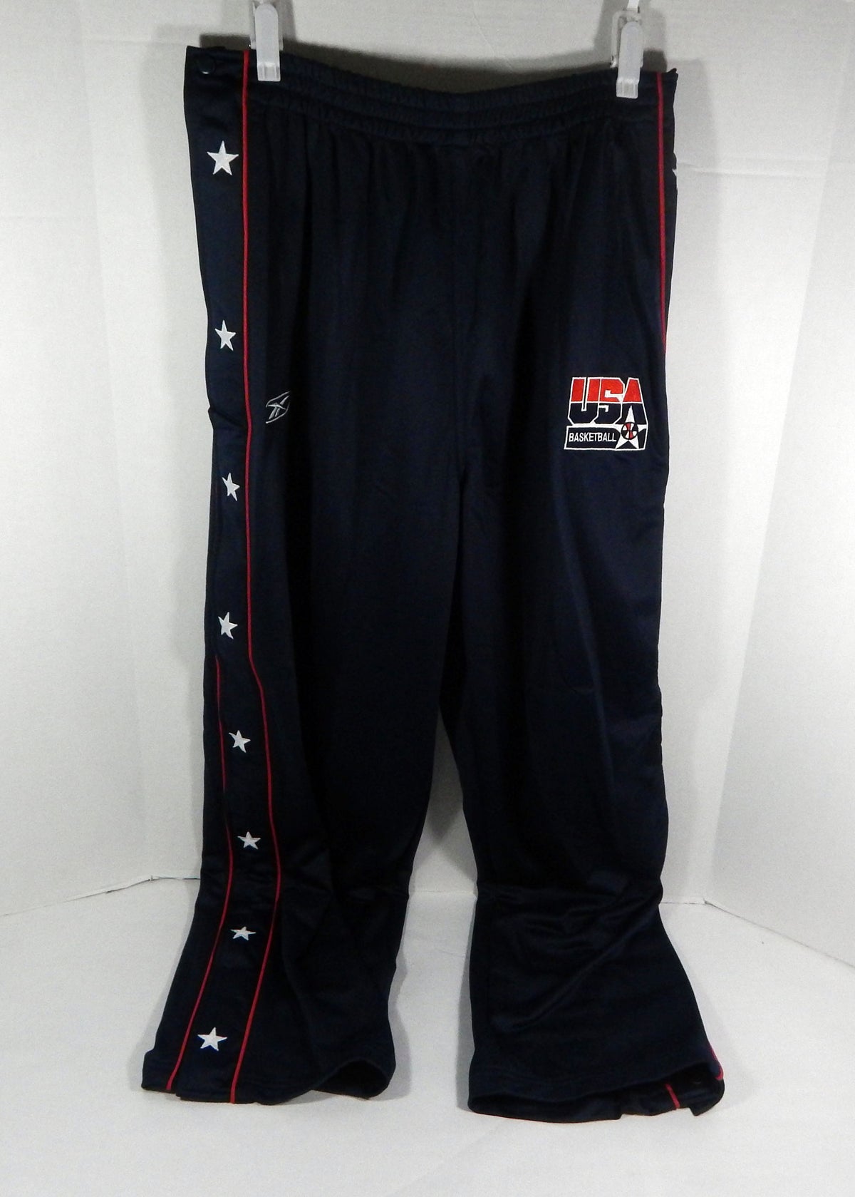 2000s Team USA Basketball Game Issued Navy Tearaway Pants L DP62564