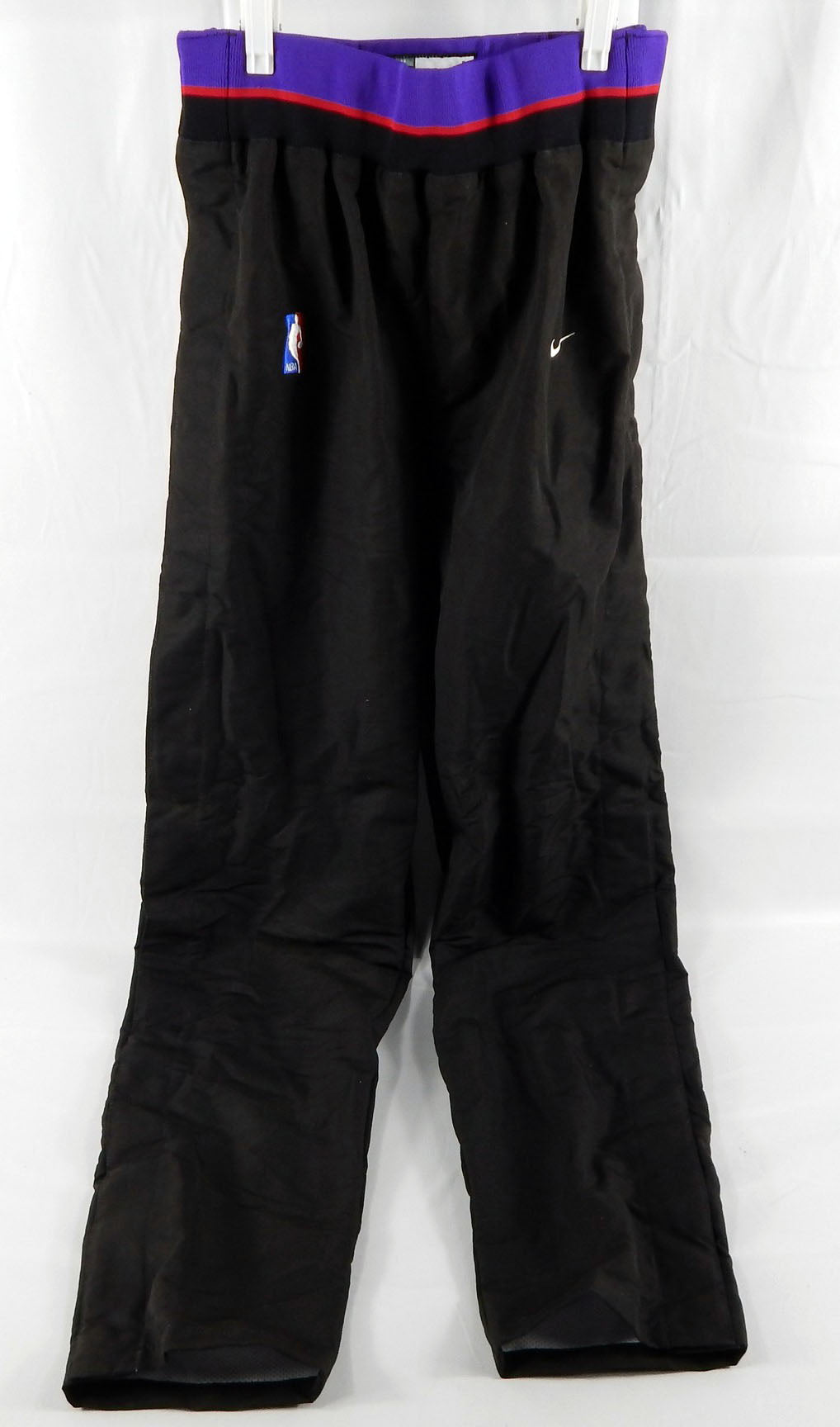 1997-98 Toronto Raptors Game Issued Black Basketball Pants M 405