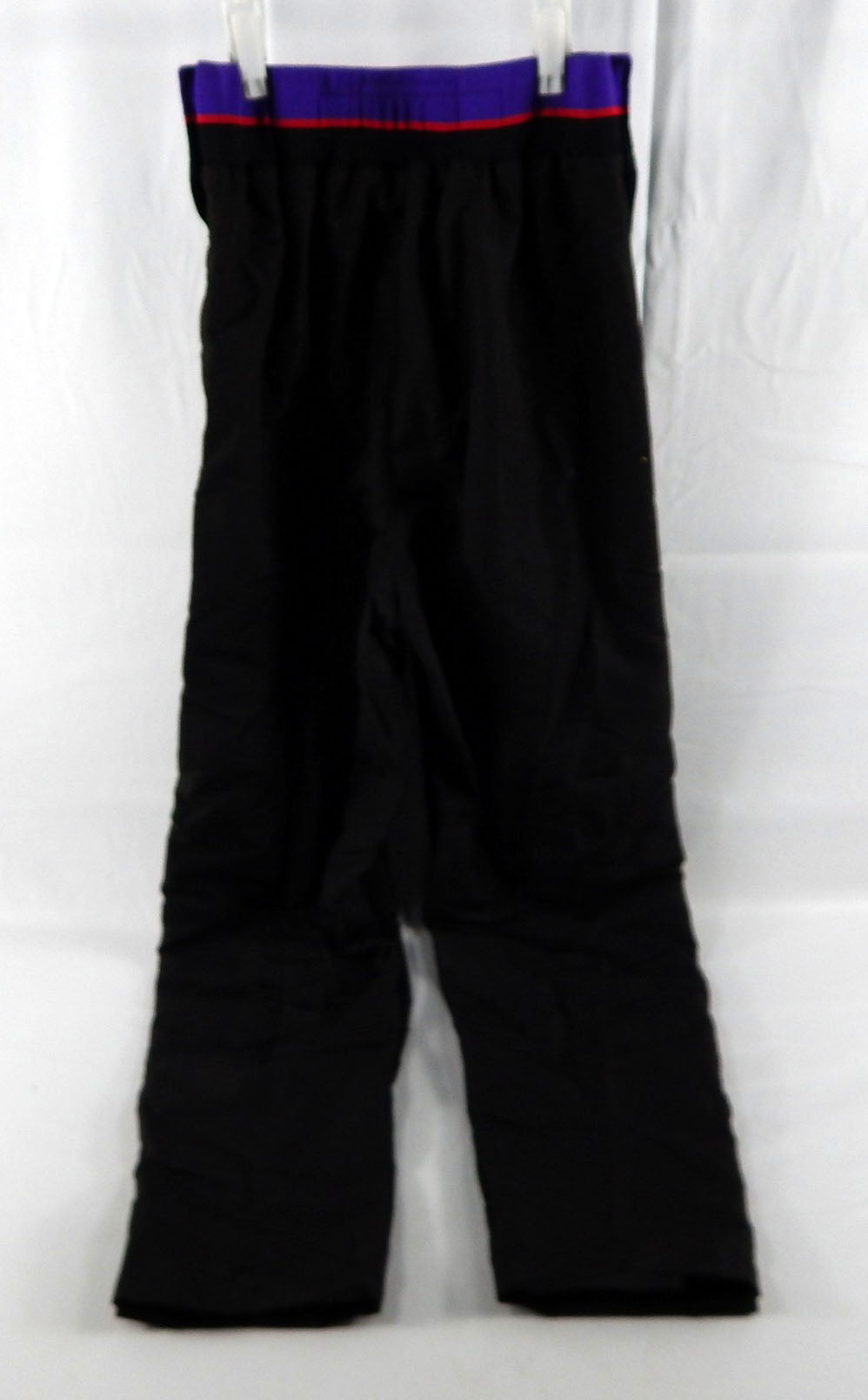 1997-98 Toronto Raptors Game Issued Black Basketball Pants M 405 Pic2