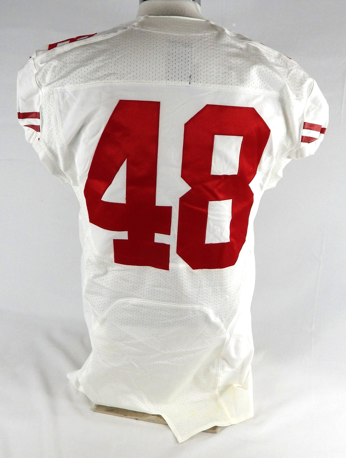 San Francisco 49ers Rory Anderson #48 Game Used White Jersey NP Rem 44 168 2015 Pic2