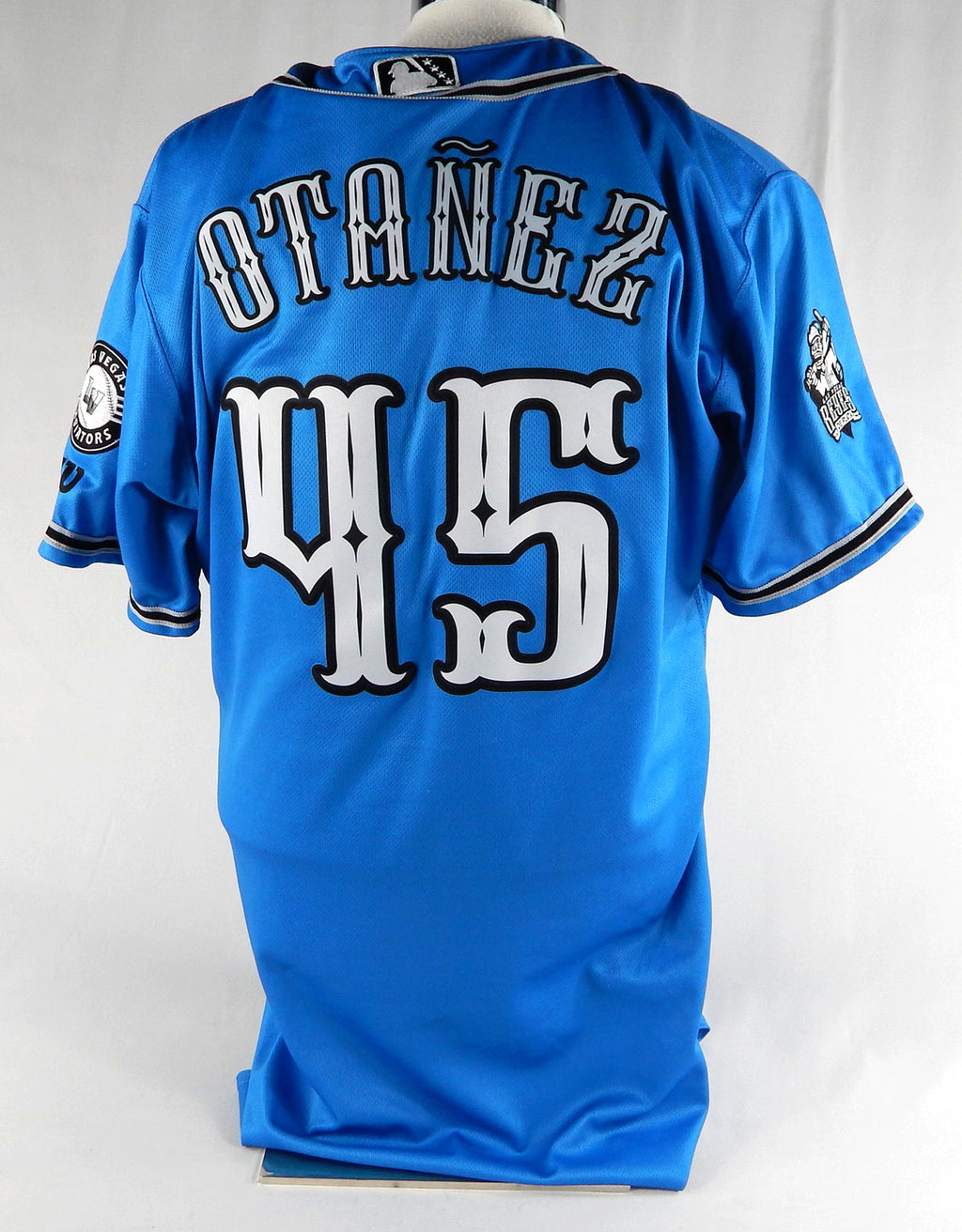 2024 Las Vegas Aviators Michel Otanez #45 Game Used Blue Jersey Copa Diversion 8 Pic2