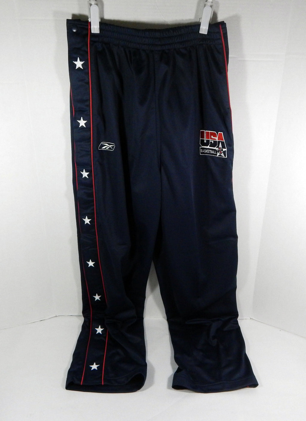 2000s Team USA Basketball Game Issued Navy Tearaway Pants M DP62572