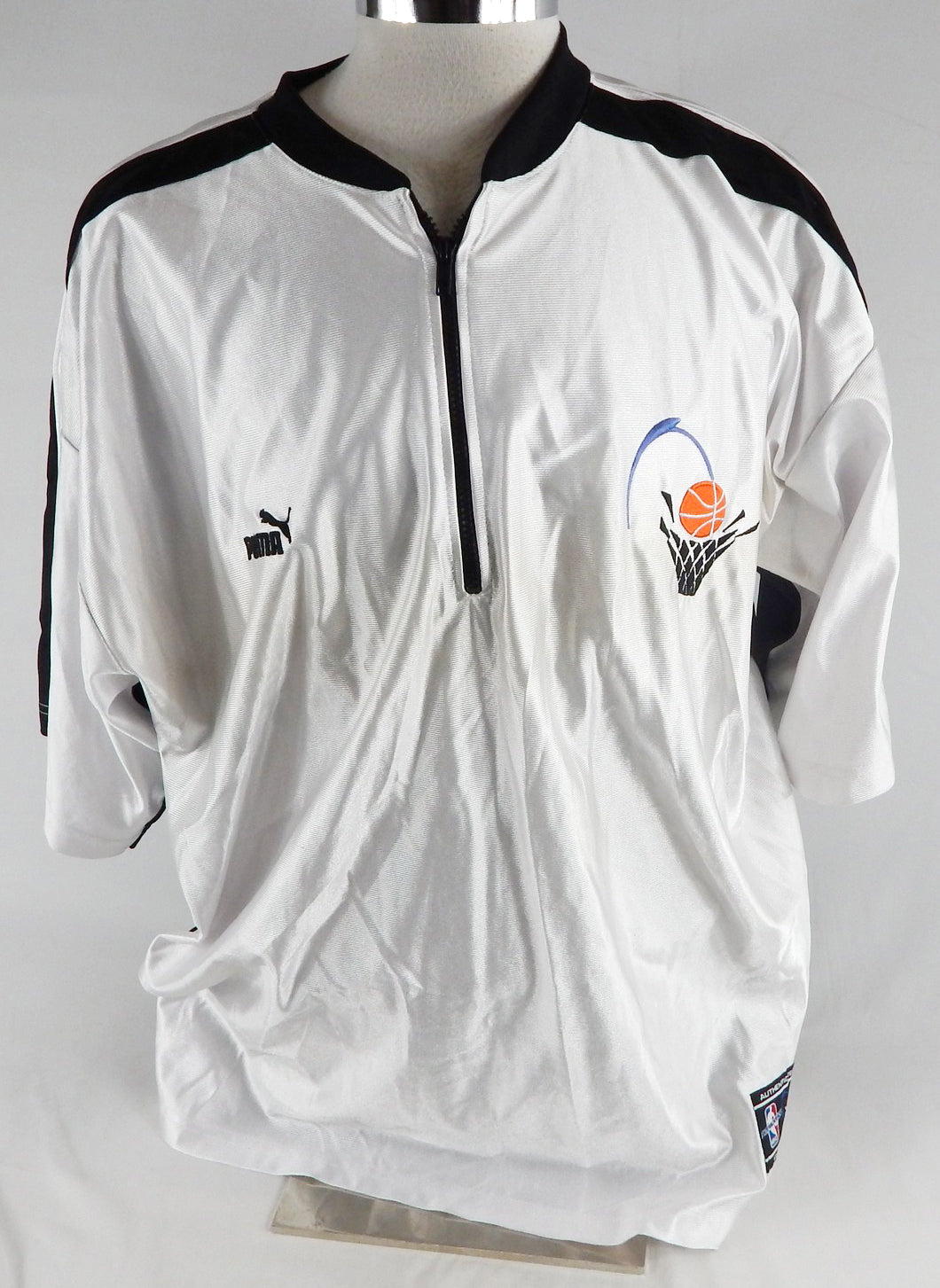 1999-01 Cleveland Cavaliers Cedric Henderson #45 Game Used White Shoot Shirt 0