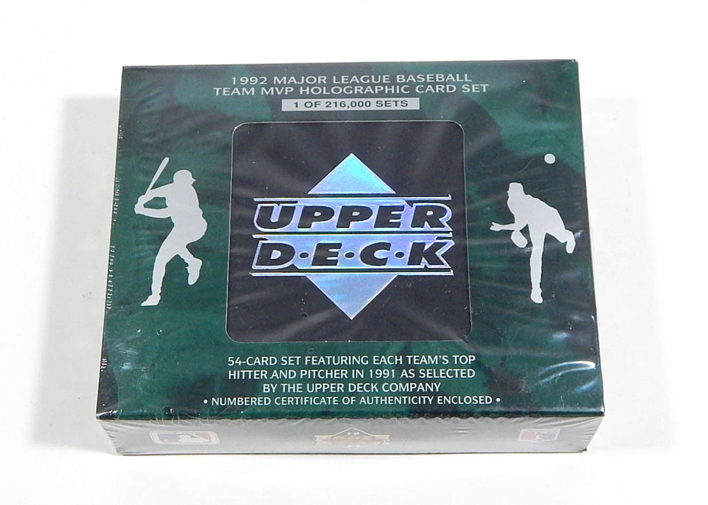 1992 Upper Deck Team MVP Hologram Baseball Factory Sealed Set (54 Cards)