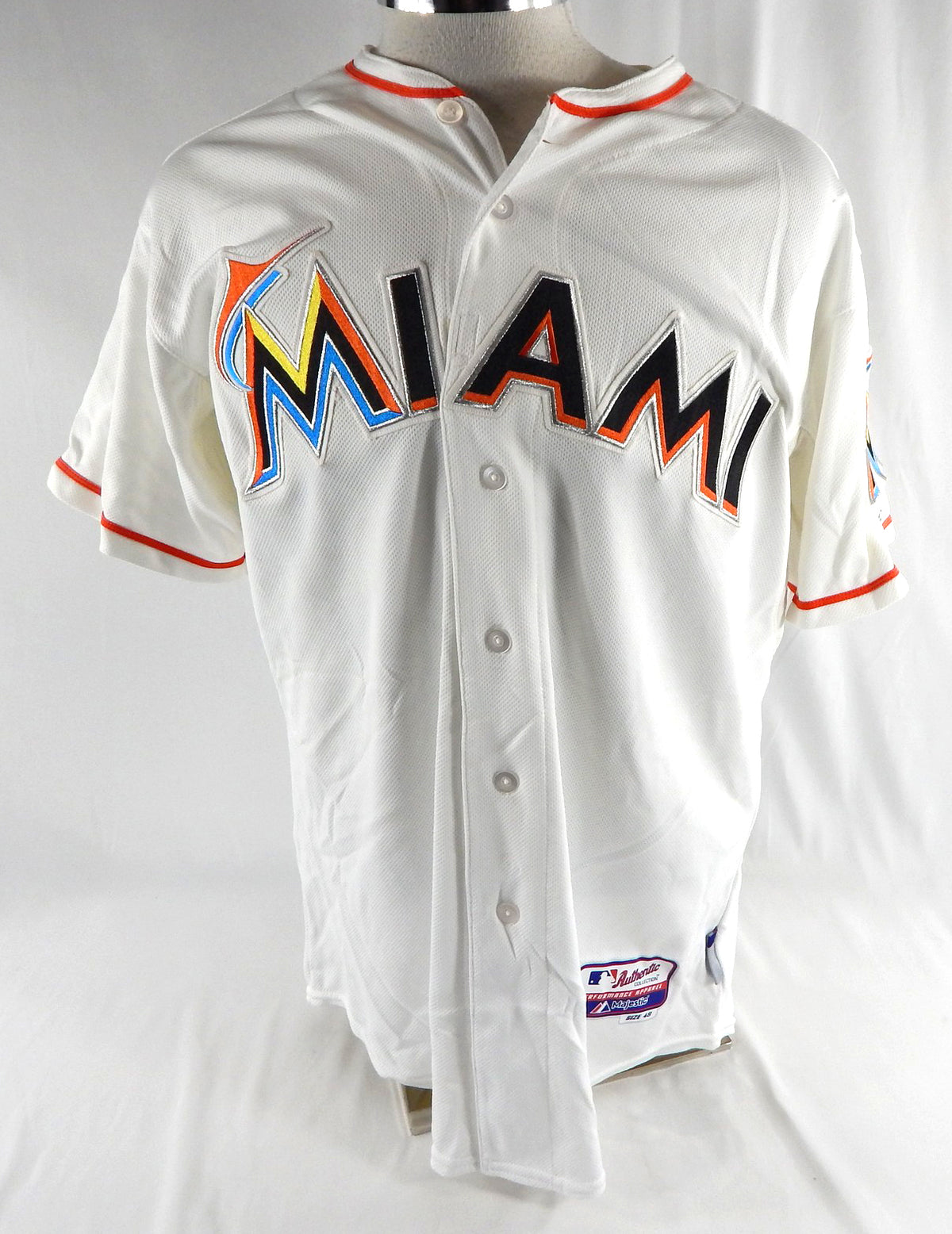 2012-18 Miami Marlins #36 Game Used White Jersey 48 760