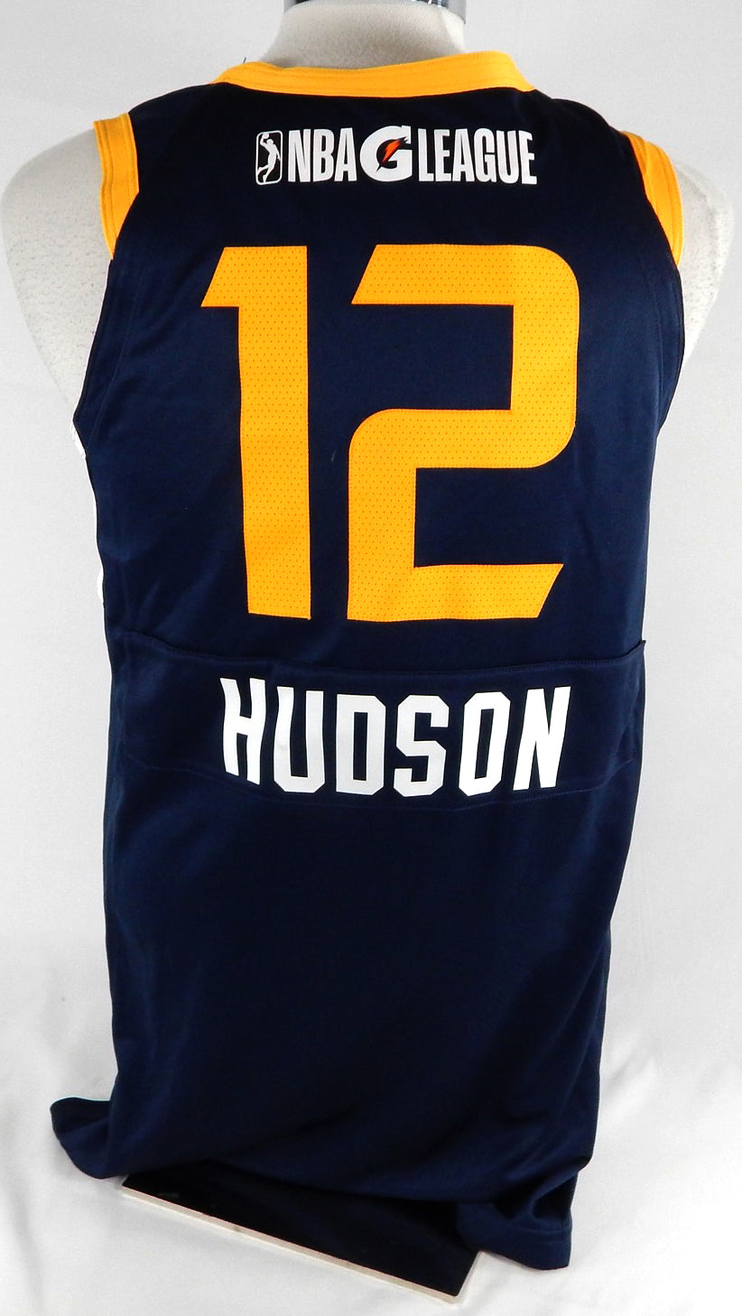 2019-20 Salt Lake City Stars Hudson #12 Game Issued Navy Jersey 48 170 Pic2